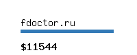 fdoctor.ru Website value calculator