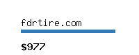 fdrtire.com Website value calculator