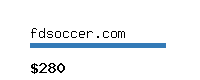 fdsoccer.com Website value calculator