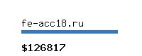 fe-acc18.ru Website value calculator