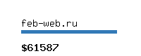 feb-web.ru Website value calculator