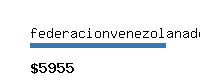 federacionvenezolanadefutbol.org Website value calculator