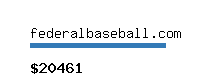 federalbaseball.com Website value calculator