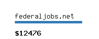 federaljobs.net Website value calculator