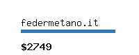 federmetano.it Website value calculator