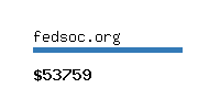 fedsoc.org Website value calculator