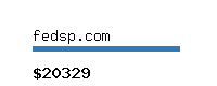 fedsp.com Website value calculator