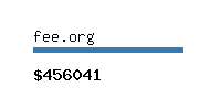 fee.org Website value calculator