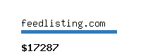 feedlisting.com Website value calculator