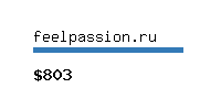 feelpassion.ru Website value calculator