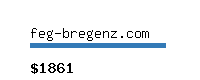 feg-bregenz.com Website value calculator