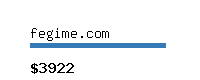 fegime.com Website value calculator