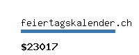 feiertagskalender.ch Website value calculator