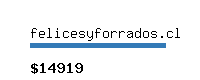 felicesyforrados.cl Website value calculator