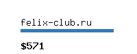 felix-club.ru Website value calculator