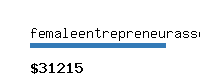 femaleentrepreneurassociation.com Website value calculator