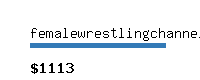 femalewrestlingchannel.com Website value calculator