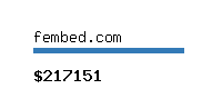 fembed.com Website value calculator