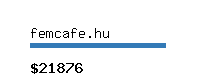 femcafe.hu Website value calculator