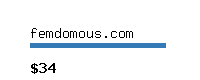 femdomous.com Website value calculator