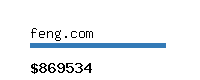 feng.com Website value calculator