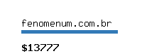 fenomenum.com.br Website value calculator