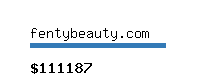 fentybeauty.com Website value calculator