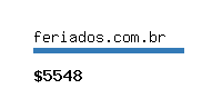 feriados.com.br Website value calculator