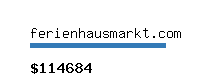 ferienhausmarkt.com Website value calculator