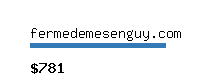 fermedemesenguy.com Website value calculator