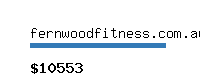 fernwoodfitness.com.au Website value calculator