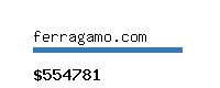 ferragamo.com Website value calculator