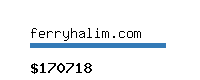 ferryhalim.com Website value calculator