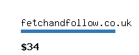 fetchandfollow.co.uk Website value calculator