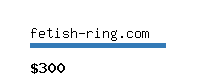 fetish-ring.com Website value calculator