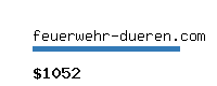 feuerwehr-dueren.com Website value calculator