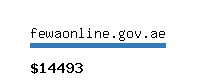 fewaonline.gov.ae Website value calculator