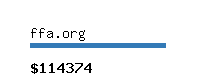 ffa.org Website value calculator