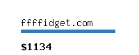 ffffidget.com Website value calculator