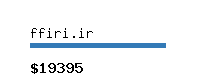 ffiri.ir Website value calculator