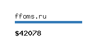 ffoms.ru Website value calculator