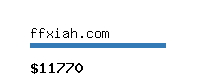 ffxiah.com Website value calculator