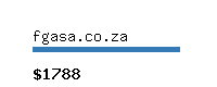 fgasa.co.za Website value calculator