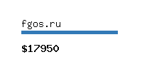 fgos.ru Website value calculator