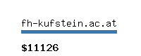 fh-kufstein.ac.at Website value calculator