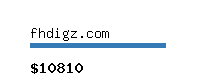 fhdigz.com Website value calculator