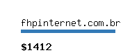 fhpinternet.com.br Website value calculator