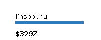 fhspb.ru Website value calculator