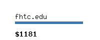 fhtc.edu Website value calculator