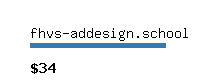 fhvs-addesign.school Website value calculator